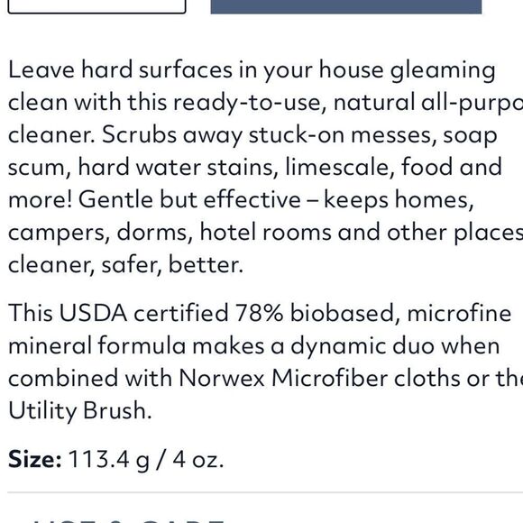 Norwex Cream Cleaner NWT - Picture 5 of 9